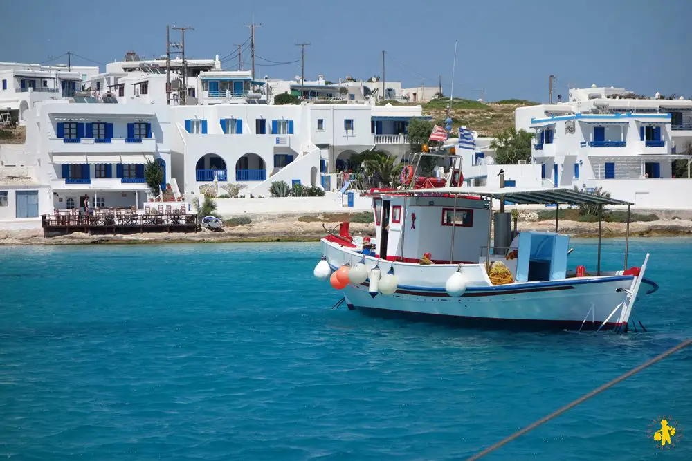 Kouffonissia mer turquoise cyclades grèce Les Cyclades en famille Paros Mikonos Naxos Amorgos