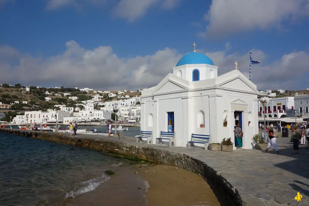 Mikonos port Les Cyclades en famille Paros Mikonos Naxos Amorgos