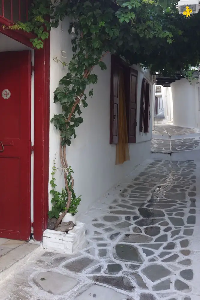 Naxos ruelle avec les enfants Les Cyclades en famille Paros Mikonos Naxos Amorgos