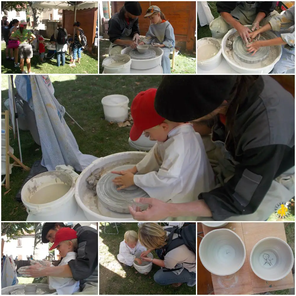 Atelier poterie potes de marmots guillestre Voyages et enfants Guillestre que voir que faire en famille | Blog VOYAGES ET ENFANTS