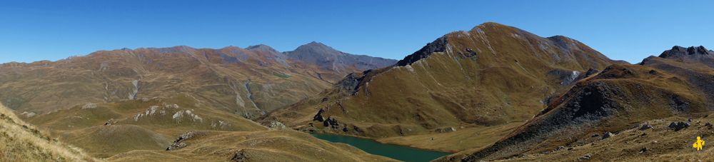 Hautes Alpes - Vue depuis lac des Cordes