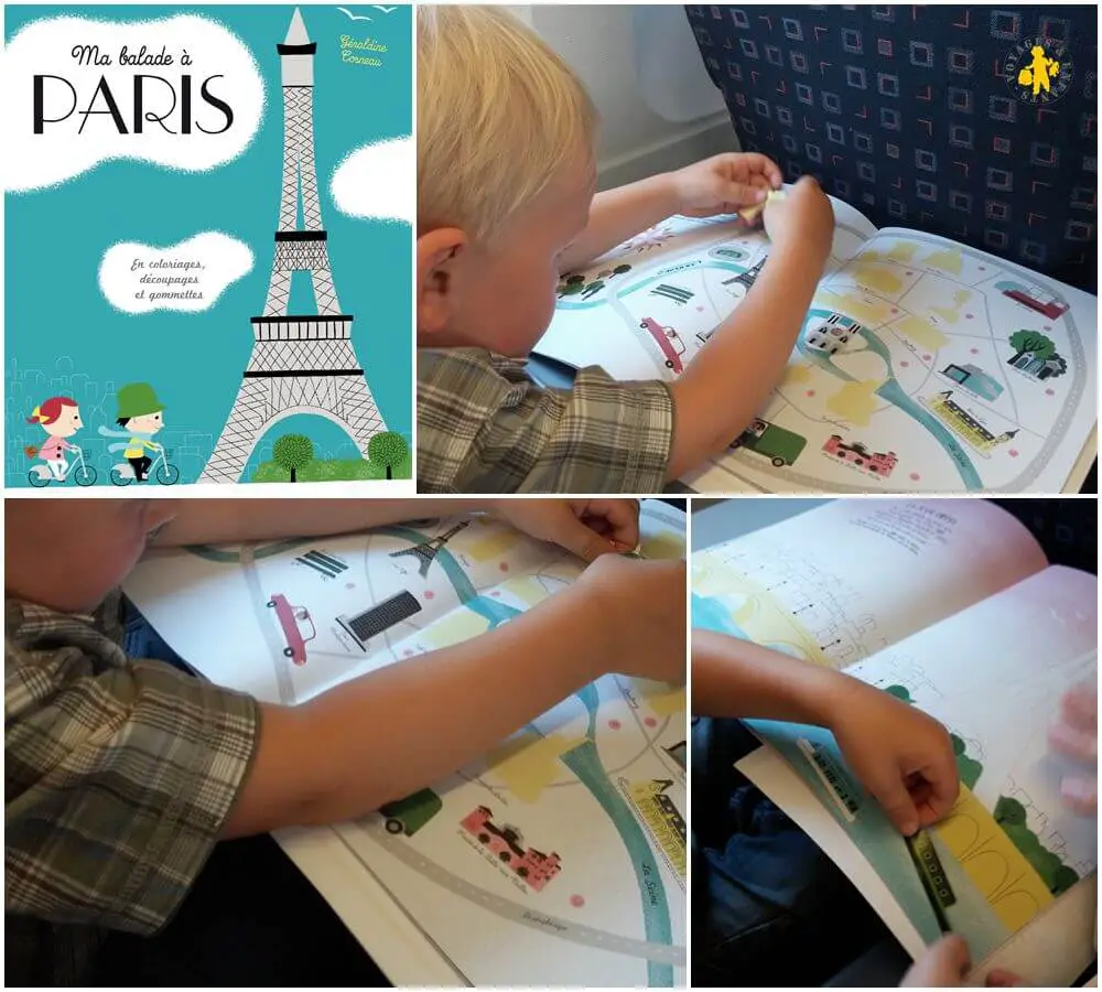 Ma balade à Paris livre activité enfant