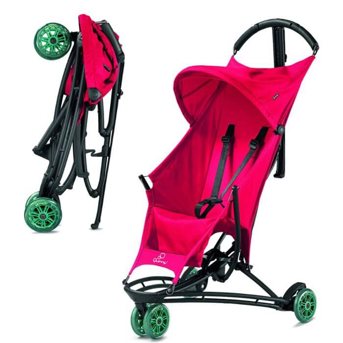 Poussette Canne Pliable de Voyage, Inclinable, Légère, pour Avion