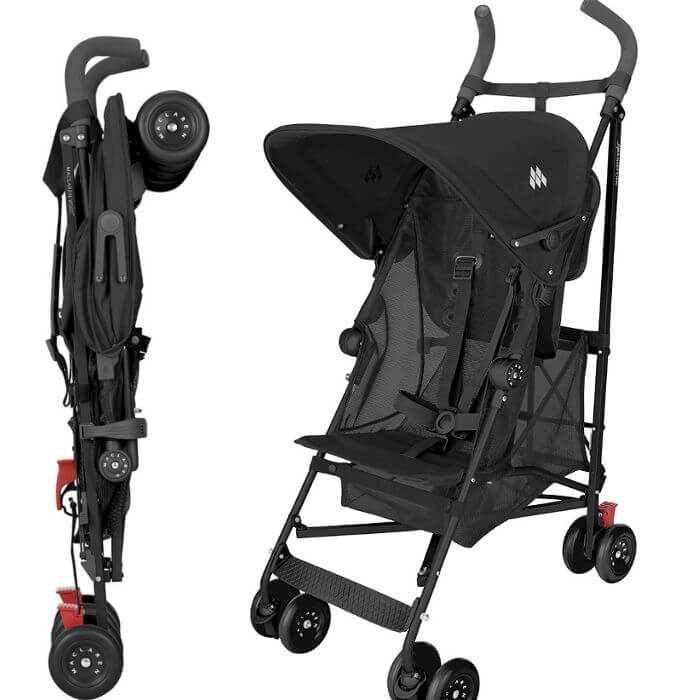 Poussette canne compacte gris 3 à 15kg BEBE CONFORT : la poussette