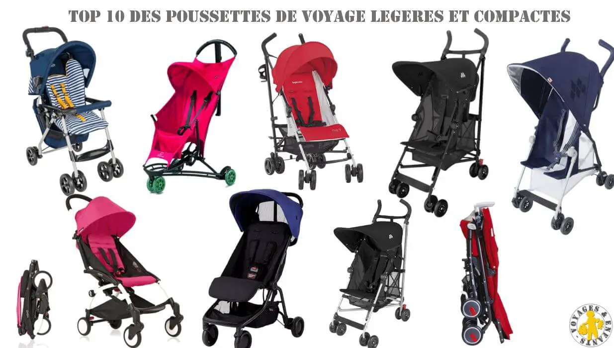 Baby Léger poussette poussette Bezou Parapluie Noir Voyage Landau Compact 