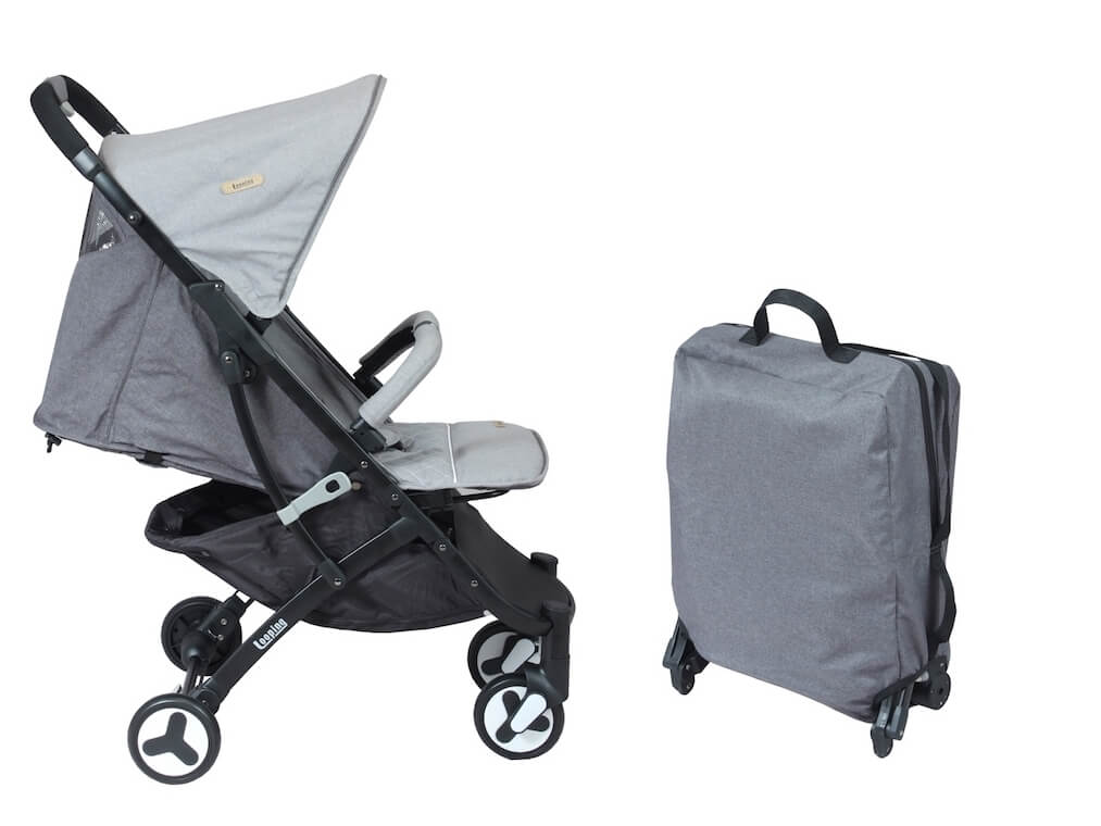 Leogreen - Poussette Pliable Compact Voyage Poussette Legere Inclinable  pour Avion, Pliable d'une Main, pour enfants de 0 à 36 mois jusqu'à 15 kg