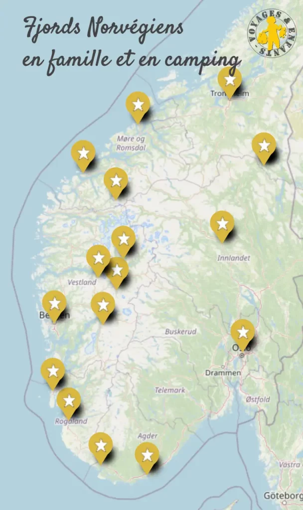Les Fjords Norvègiens en famille 1 Fjords norvégiens en famille norvège en camping