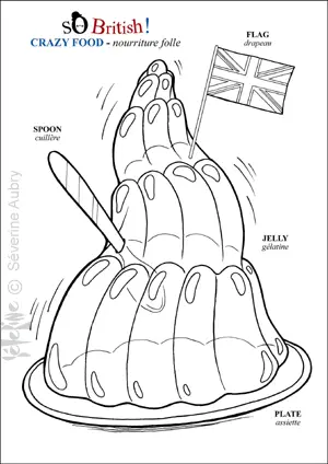 jelly Angleterre Londres bricolages coloriages pour enfant |