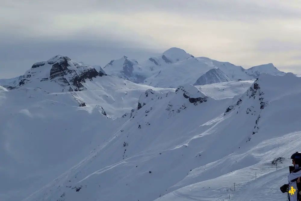 Station de ski familiale du Grand Massif vue mont Blanc Station de ski familiale top 19 VOYAGES ET ENFANTS