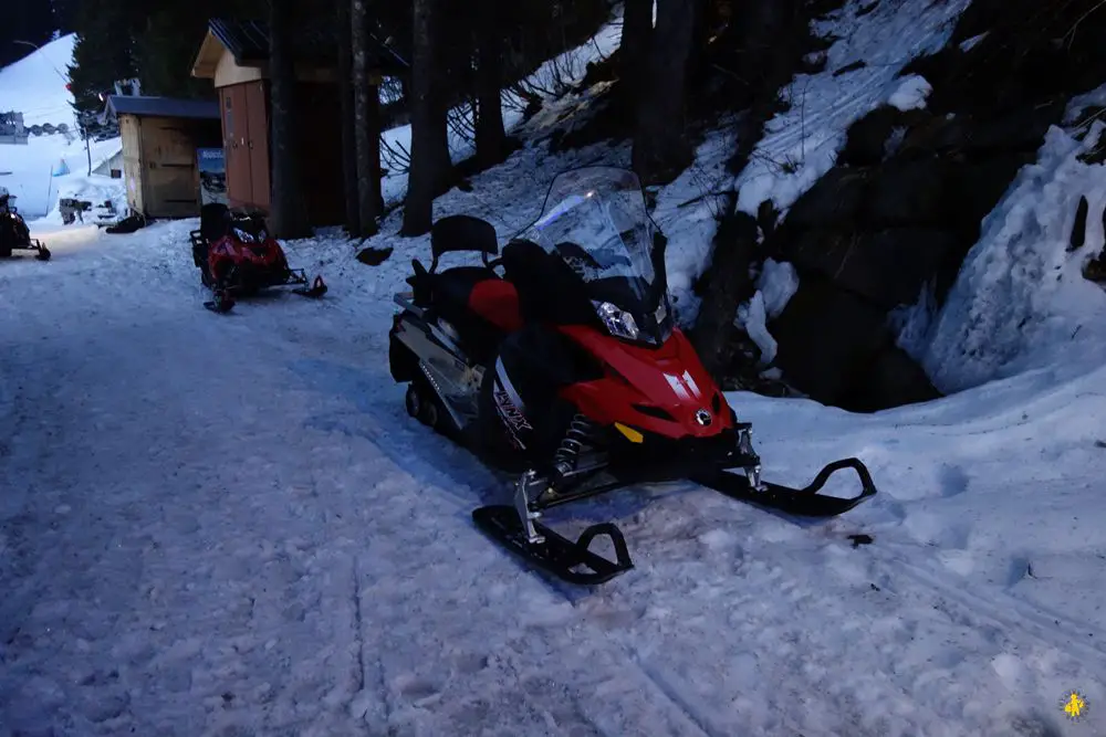 Motoneige les Carroz 5 stations famille au Grand Massif ski en Haute Savoie