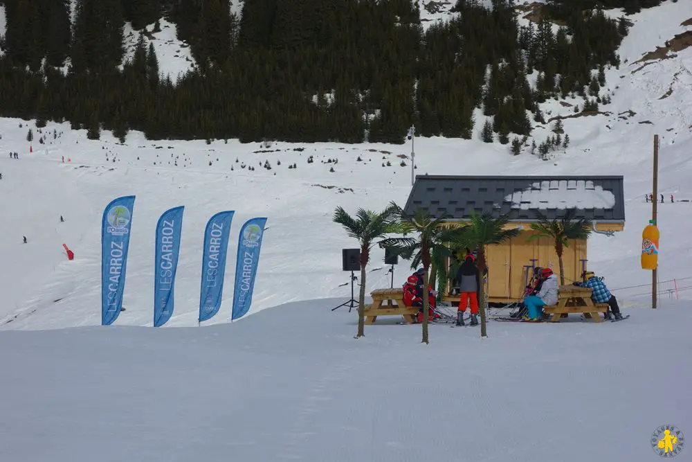 Oasis Cool Zone Les Carroz statoion famille haute savoie 5 stations famille au Grand Massif ski en Haute Savoie