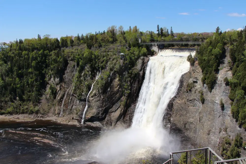 Chutes Montmorency 2 Québec Montréal Mont Tremblant et Québec en famille | Blog VOYAGES ET ENFANTS