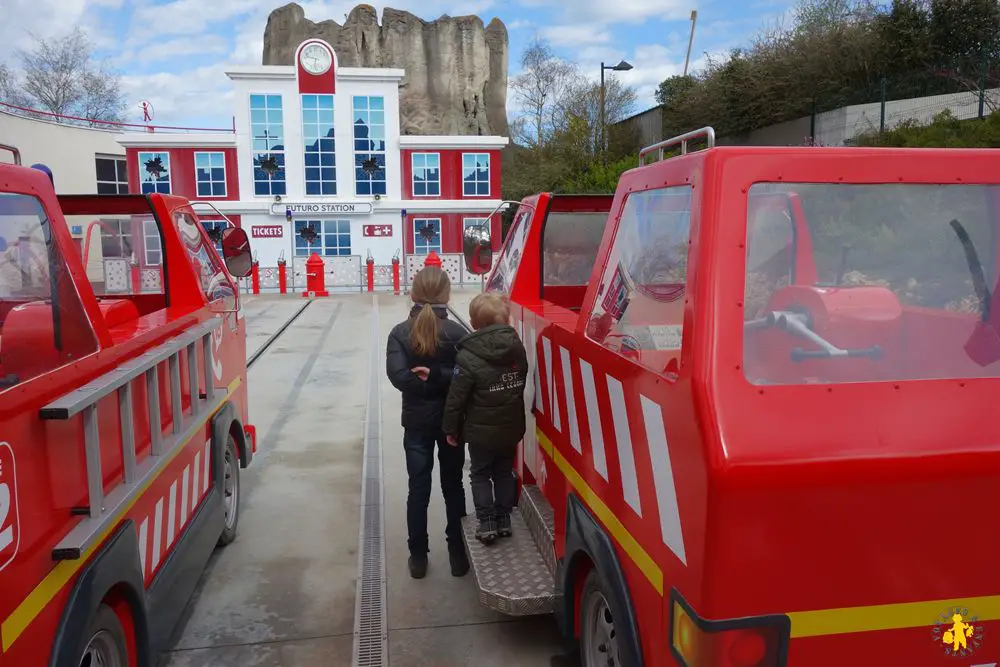 Les pompiers attractions jeunes enfants Futuroscope Futuroscope Week end en famille | Blog VOYAGES ET ENFANTS