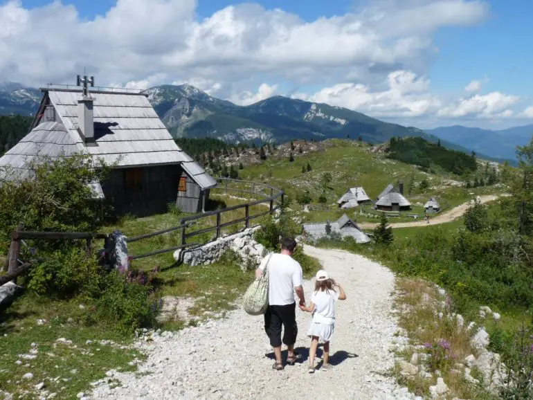Velinka planina Slovénie vacances en famille