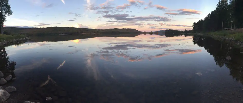 lac jokkmokk La Suède en camping car en famille | VOYAGES ET ENFANTS