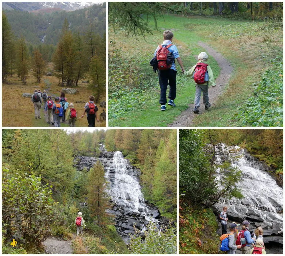 Ecrins Cascade de nareyroux Ski à Puy St Vincent en famille et Pelvoux Pays des Ecrins