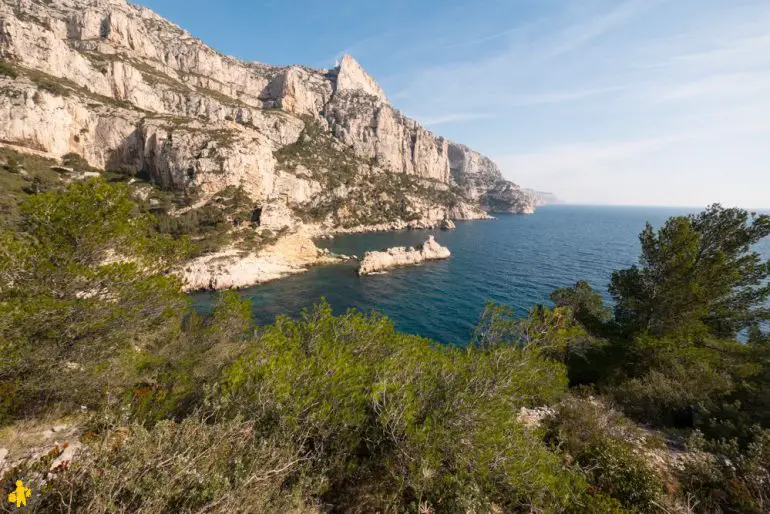 Calanques Cote d'Azur en famille