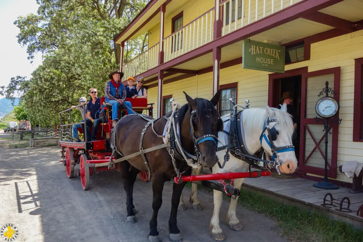 voyage Ouest canadien avec enfant Hat creek Ranch
