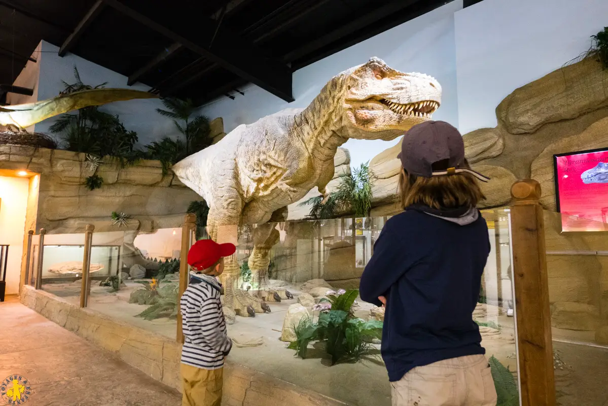 Fossil Museum musée enfant Drumheller Ouest Canadien itinéraire conseil budget en famille