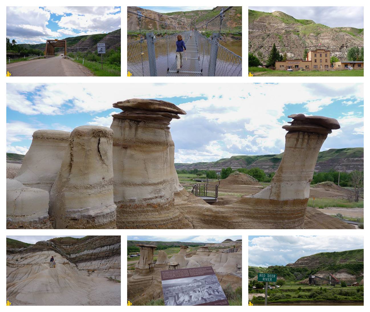 Bad Lands en famille Hoodoos trail Drumheller et les dinosaures en famille |VOYAGES ET ENFANTS