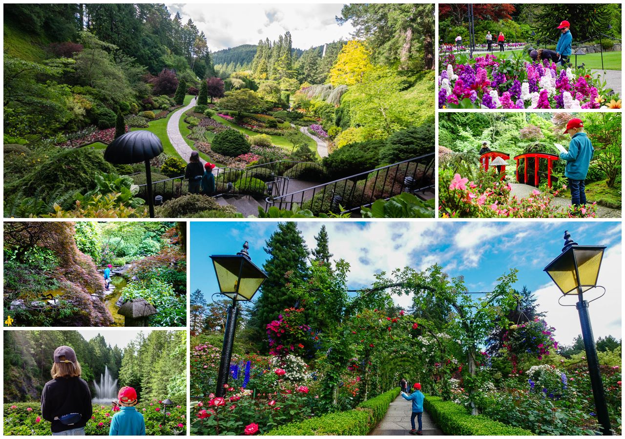 Ouest Canadien en famille Butchart Garden visite avec enfant Visite Victoria en famille Canada | VOYAGES ET ENFANTS