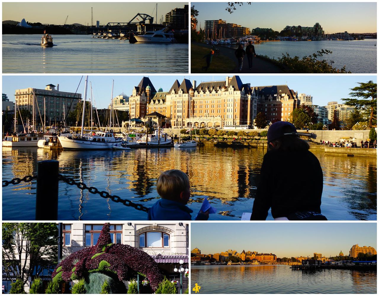 Victoria en famille balade le long des ports Visite Victoria en famille Canada | VOYAGES ET ENFANTS