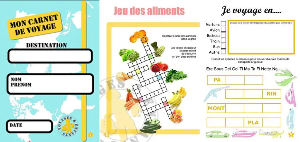 Un carnet de voyage pour enfant à imprimer ! - Les Petits Aventuriers