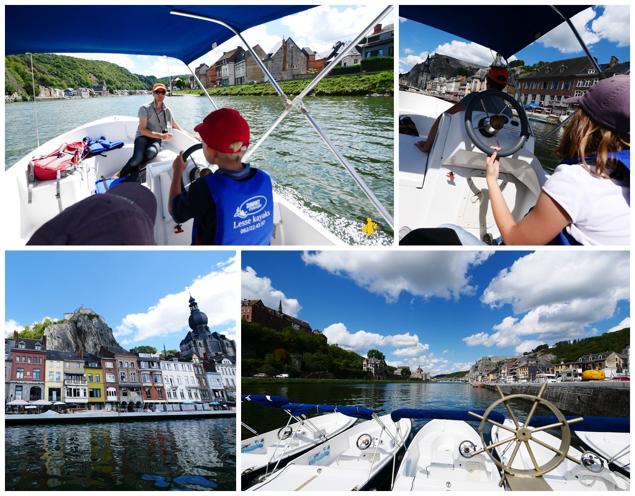 Bateau sans permi Dinant en famille 8 expériences inoubliables en Walllonie en famille VOYAGES ET ENFANTS