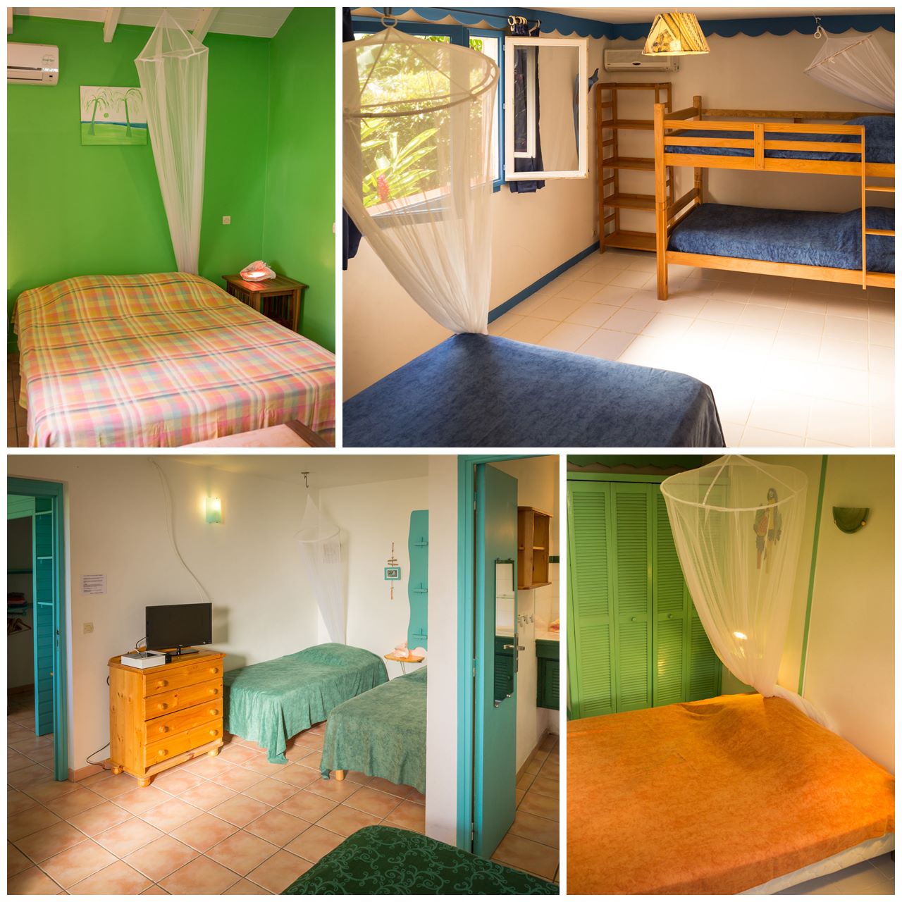 Chambre avec moustiquaire gite guadeloupe Gites Guadeloupe pour famille | Blog VOYAGES ET ENFANTS