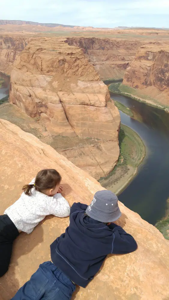 camper dans l Camper dans louest américain en famille VOYAGES ET ENFANTS'ouest américain Horseshoe bend - Lac Powell