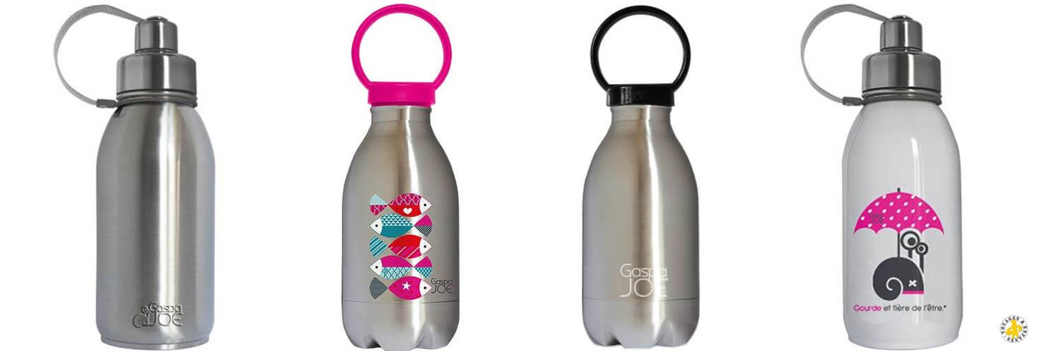 Gourde enfant adulte inox verre ou plastique comment choisir | Blog VOYAGES ET ENFANTS