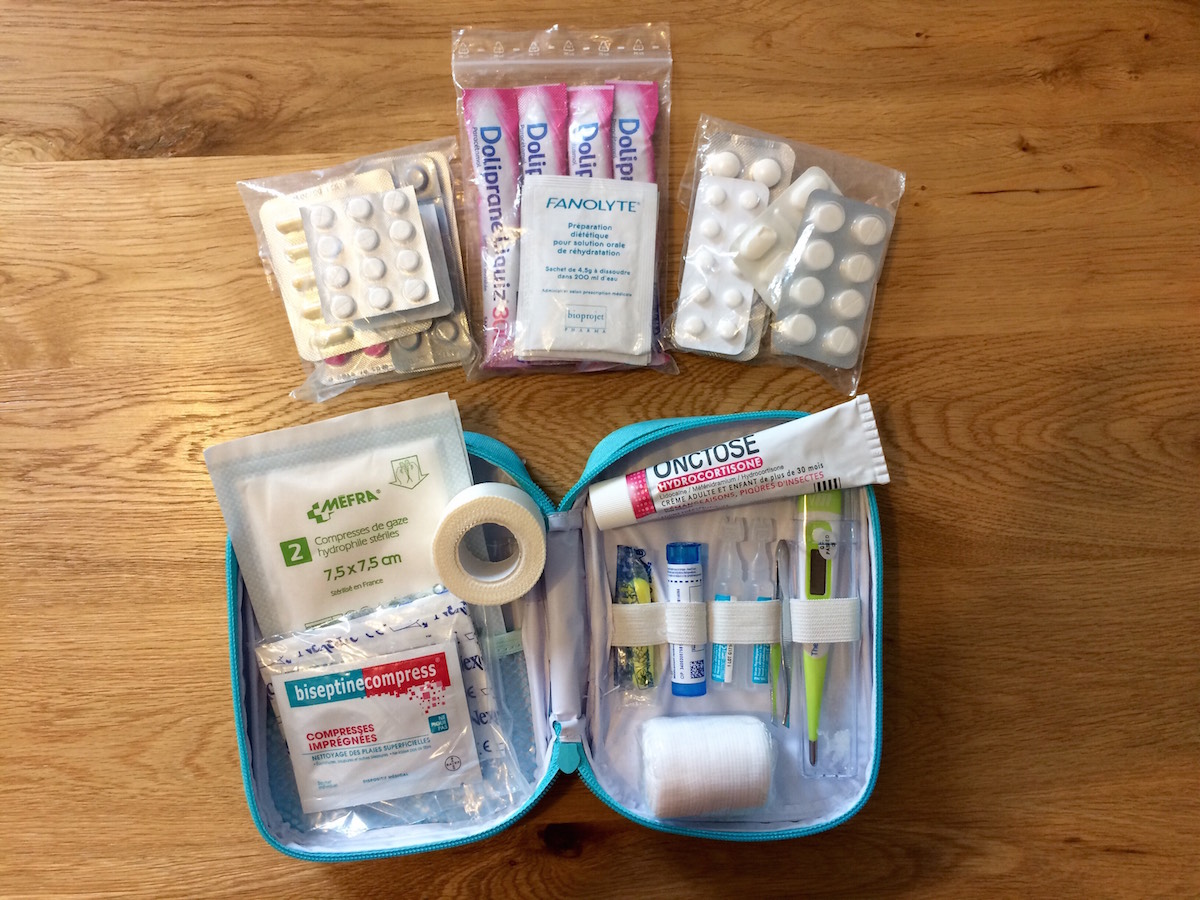 Trousse de santé du voyageur