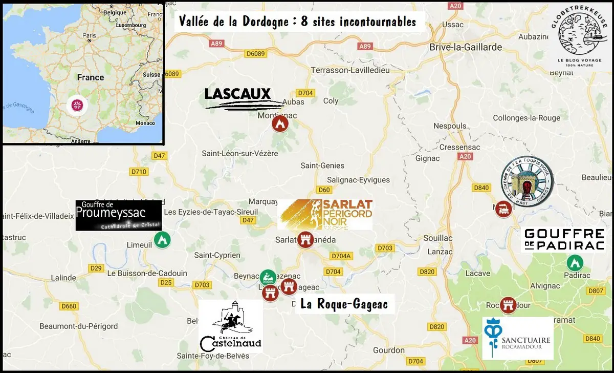 Vallée de la Dordogne les incontournables avec les enfants | Blog VOYAGES ET ENFANTS