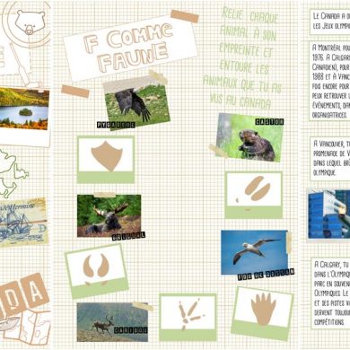 carnet jeu Canada enfant