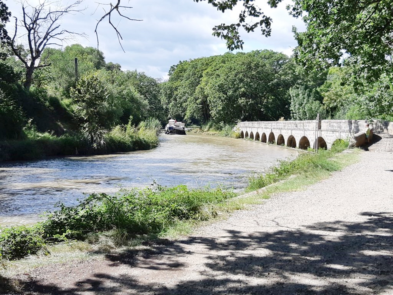 Canal du midi à vélo et en famille