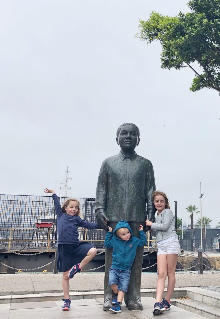 Statue Le Cap en famille