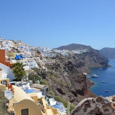 1 semaine à Santorin en famille