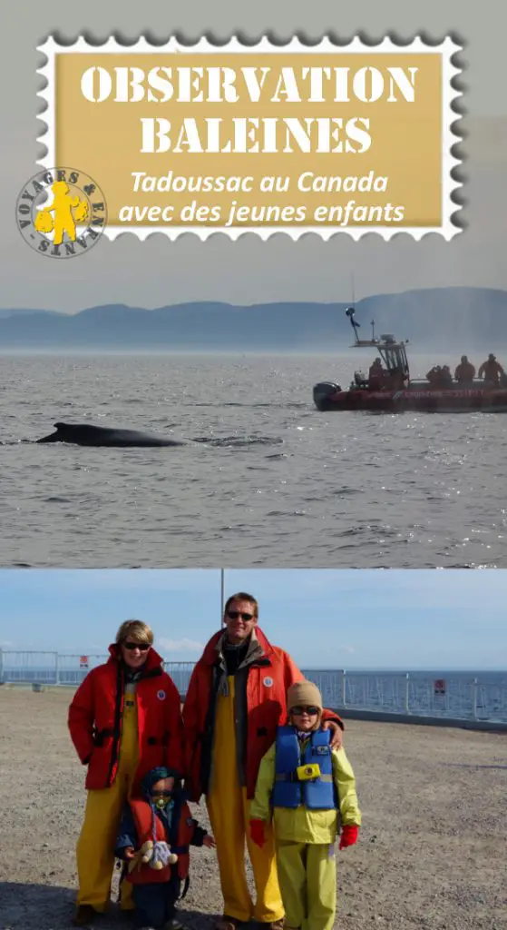 Baleine au Canada en famille pinterest Croisière Baleines au Québec avec enfant nos avis tips