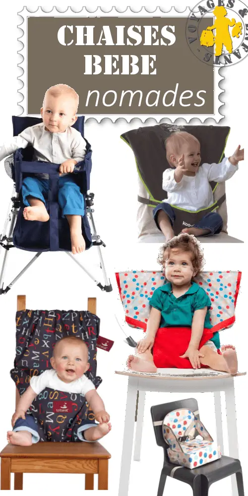 Chaise nomade bébé comparatif pour bien choisir | Blog VOYAGES ET ENFANTS