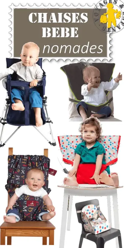 Chaise nomade bébé