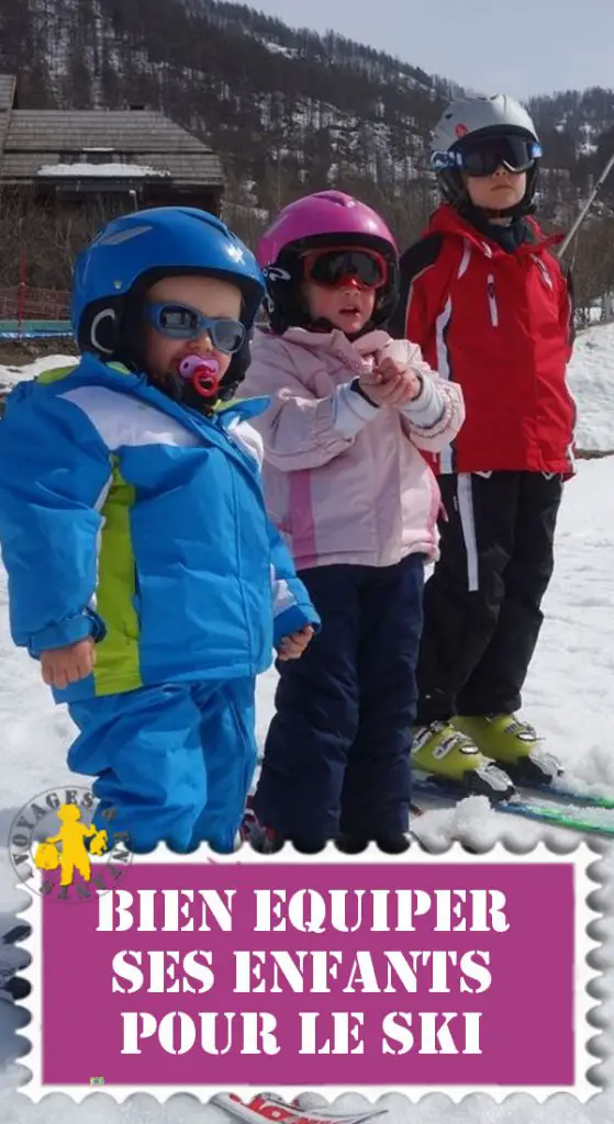 Equiper ses enfants pour le ski | Blog VOYAGES ET ENFANTS