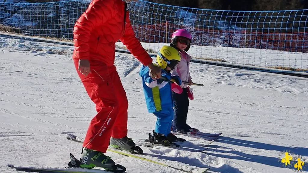 apprendre à skier enfant