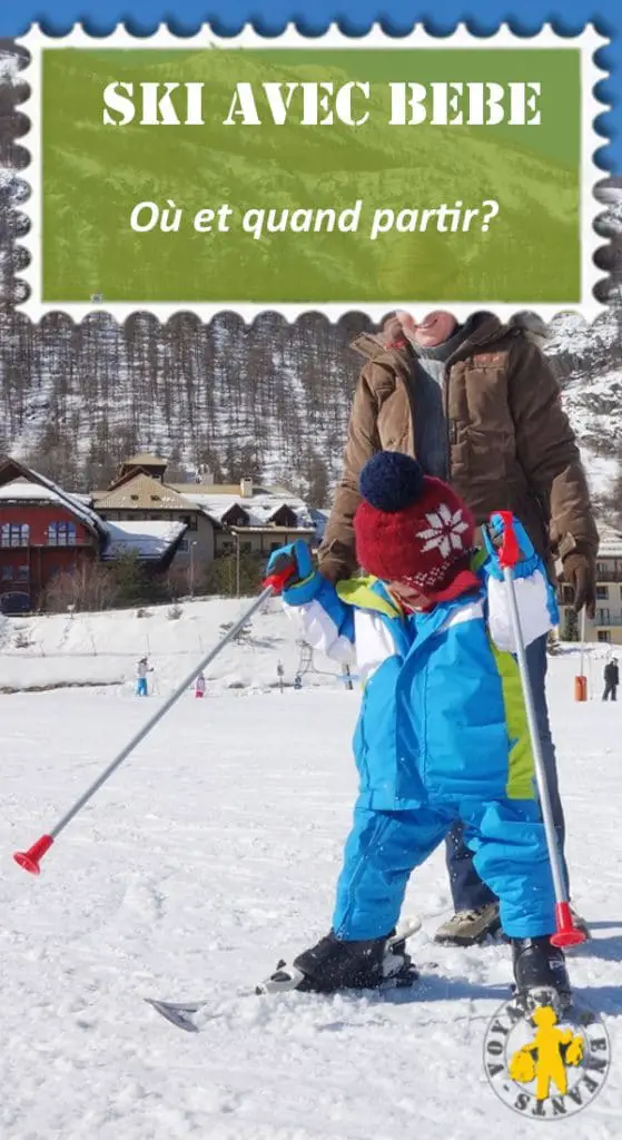 Partir au ski avec bébé conseils pour le faire skier