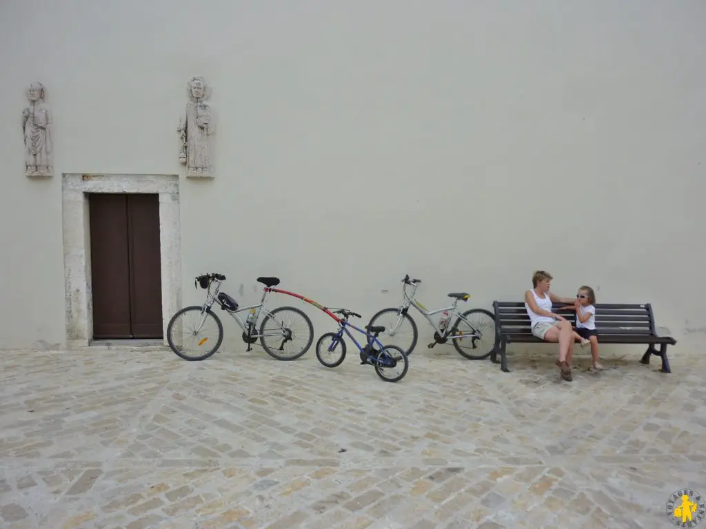 Nin en vélo Croatie avec enfant | Blog VOYAGES ET ENFANTS