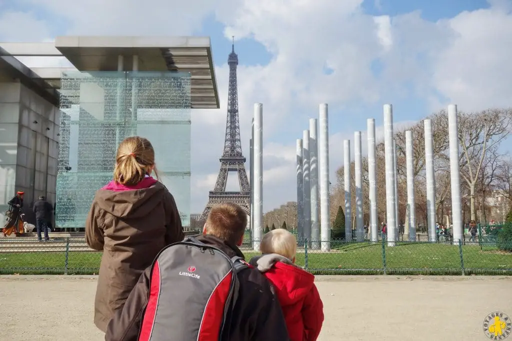 Visiter Paris en famille Tour eiffel et Trocadéro Road trip en France Idées pour les familles mais pas que | Blog VOYAGES ET ENFANTS
