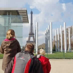 Visiter Paris en famille: Tour eiffel et Trocadéro