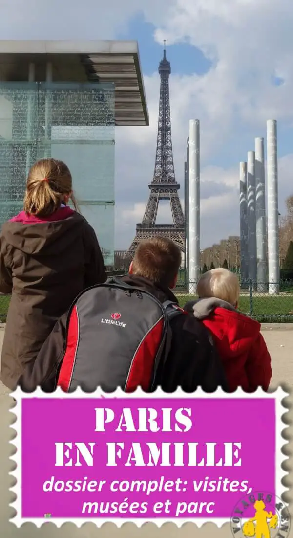 visiter Paris en famille pinterest
