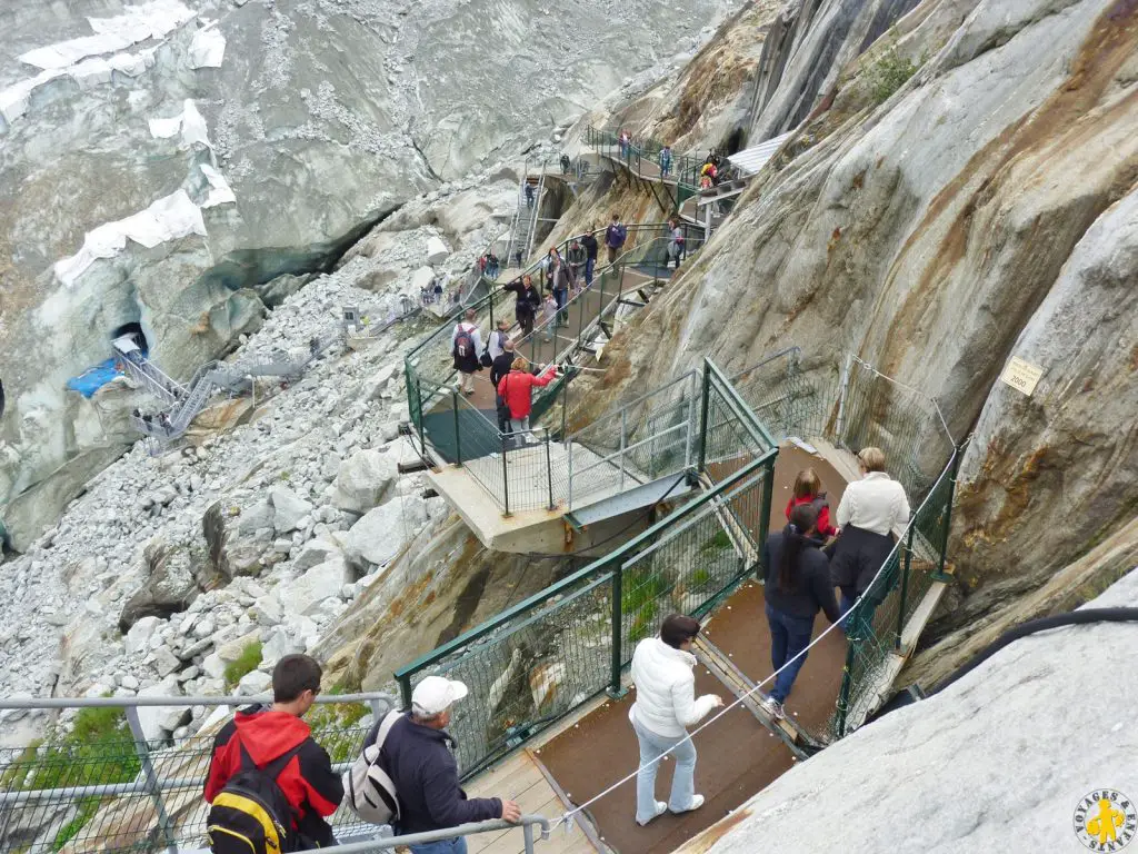 Chamonie Grotte de la mer de Glace en famille Le Montenvers et la Mer de Glace avec des enfants | Blog VOYAGES ET ENFANTS