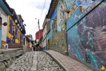 Rue de Bogoto - Candelaria en famille