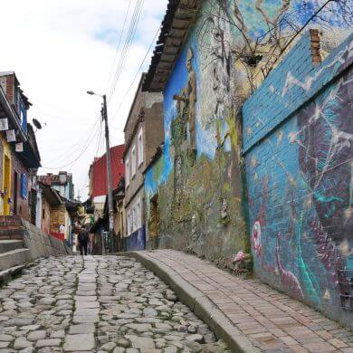 Rue de Bogoto - Candelaria en famille